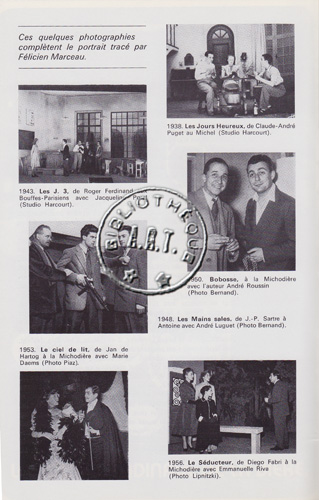Les programmes de Théatre de l\